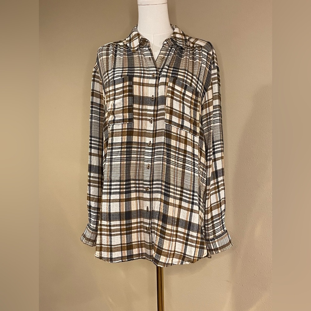 Pilcro Multicolor Plaid Shirt